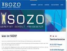 Tablet Screenshot of bethelsozo.de